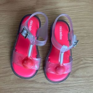 Brand new Mjni Melissa toddler sandals size 8